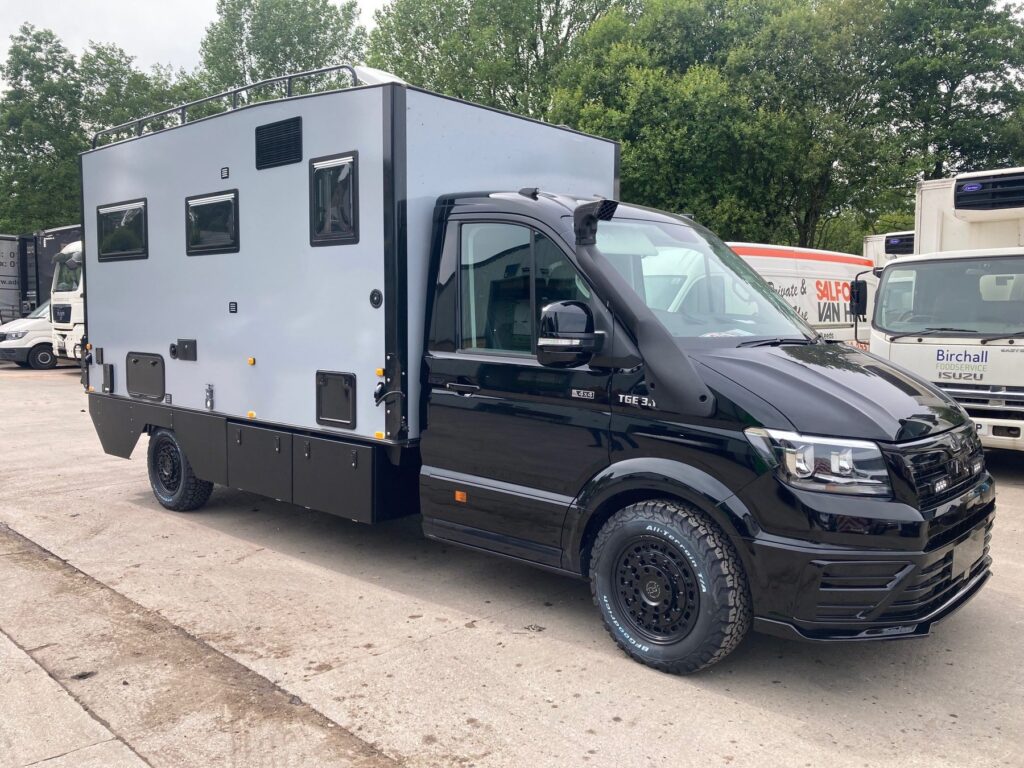 MAN TGE 4x4 Overlander expedition vehicle conversion