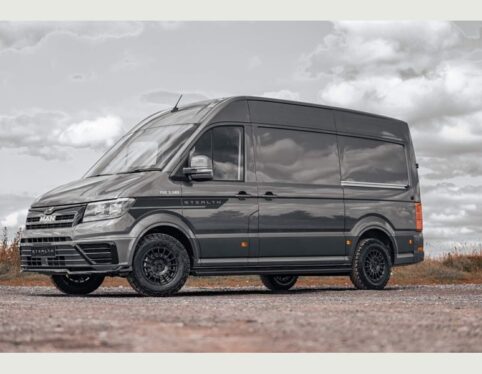 MAN TGE Stealth edition van conversion, side profile