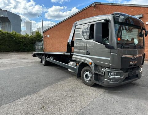 MAN vehicle transporter and recovery truck conversion