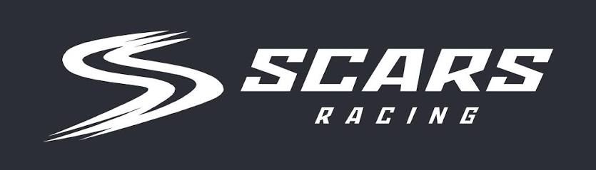 Scars Racing logo, sponsored by Steadplan