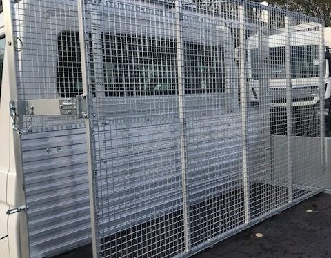 Mesh cage body conversion for waste and recycling work